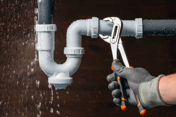 Professional Plumbing technician working in Island Lake, IL